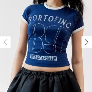 Urban Outfitters Portofino 89 Navy Tee